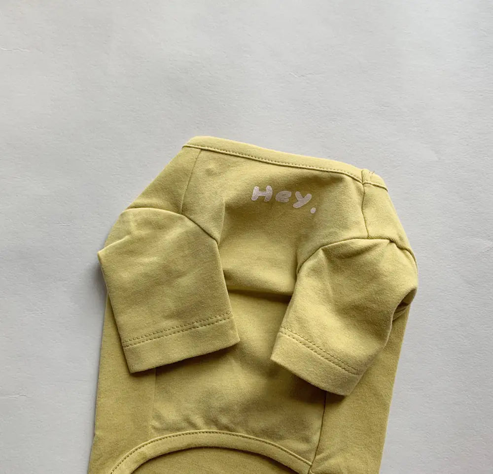 Korean Style Simple Printed Pet Clothing