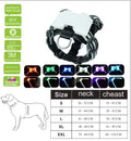 LED Rechargeable Silicone Luminous Dog Collar (All Sizes)