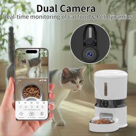 1080P Smart Pet Feeder with Camera