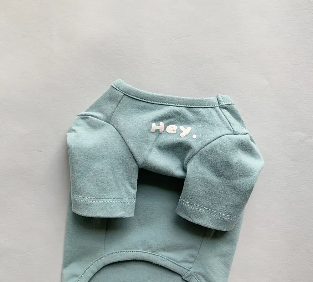 Korean Style Simple Printed Pet Clothing