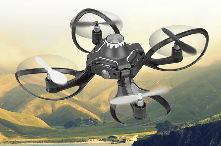 Mini Gesture-Controlled Foldable Quadcopter Drone
