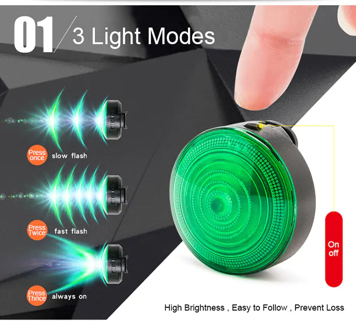 LED Dog Collar Light for Night Safety and Visibility